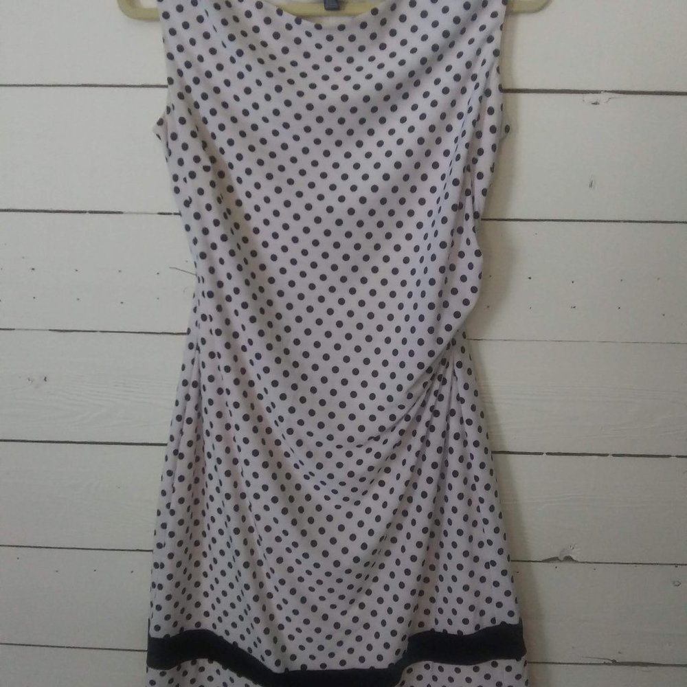Chaps Polka Dot Dress